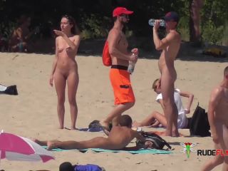 Black Sea Nude Beach - sharp boobs 2 Nudism!-0