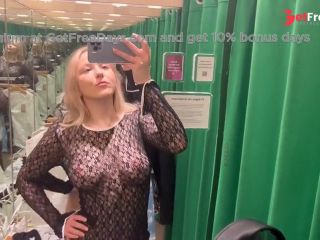 [GetFreeDays.com] see through tops try on haul sexy haul Sex Stream February 2023-7