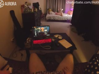 Hotline Aurora - POV Double Blowjob with KeokiStar , amateur movie trailer on amateur porn -0