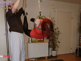 [GetFreeDays.com] Girl tied up and suspended - Shibari play session Adult Stream November 2022-4