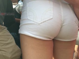 CandidCreeps 634 Mia White Shorts Ct-2