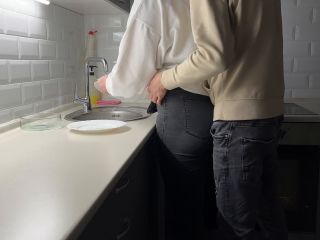 Chubby Wife With Big Tits Getting Kitchen Fuck-0