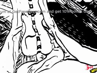 [GetFreeDays.com] Psychedelic Sauna - 2D Manga Style Version Porn Clip December 2022-6