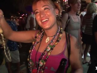 Lingerie Milf Body Paint Naked in Public Fest at Fantasy  Fest-8