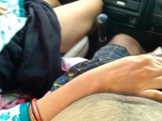 Indian Mom Outdoor Forest Public Sex In Car dildo -4