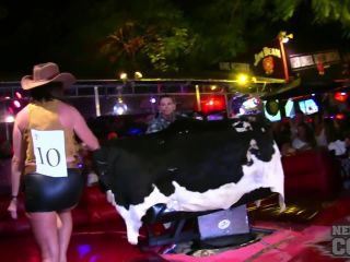 Fantasy Fest 2018 Topless Bull Riding And Girls Flashing Pussy And Tits On The Streets Public-2