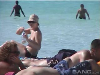 Perky Tits At The Beach-5