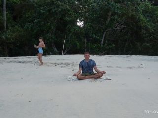 Meditation On The Beach, Deep Blowjob From A Stranger 1080p-0