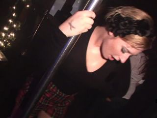 Tampa Emo Club Girl Naked at the Club and Back Room  Footage-2