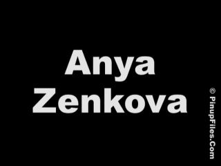 Anya Zenkova - Blue Lace Bra 1 - Big bust boobs in  blue!-0