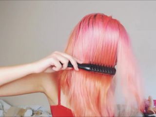 M@nyV1ds - MarySweeeet - BRUSHING MY PINK HAIR-4