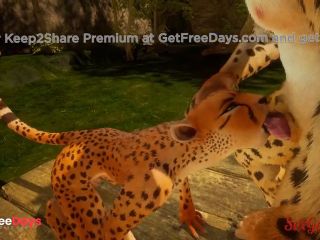 [GetFreeDays.com] Sexy leopard girl fucks alpha male in furry sex from Wild Life Adult Video June 2023-1