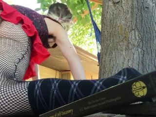 online xxx video 38 lisa ann femdom Schoolgirl gets spanked, parody on parody-2