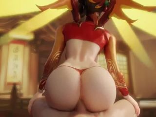  8576 – Zhuque Mercy Giving A Nice Blowjob – 3D Video, cartoon on 3d porn-4