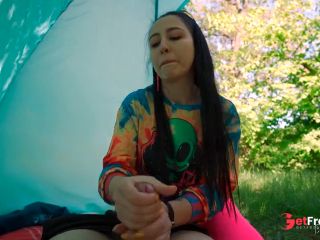 [GetFreeDays.com] Brunette Hippie Makes Outdoor Handjob For Free Sex Stream February 2023-7