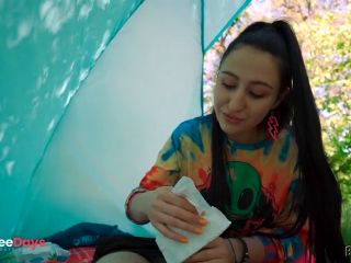 [GetFreeDays.com] Brunette Hippie Makes Outdoor Handjob For Free Sex Stream February 2023-9