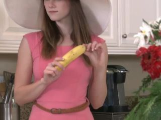 Shae Snow masturbates in the kitchen-0