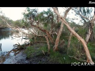 Risky Outdoor Handjob In Local Park – JocarAmore - [Webcam]-1