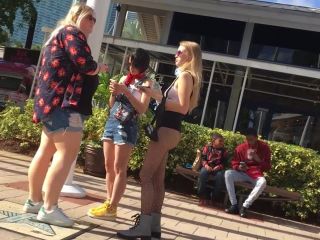 Slutty girl wears party outfit for ordinary day out-2