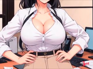 [GetFreeDays.com] JOI Hentai, correte en las tetas de tu novia oficinista. Sex Stream July 2023-2