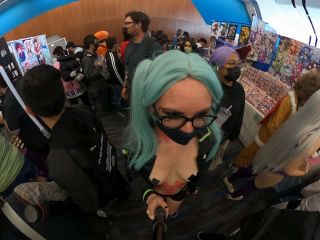 [GetFreeDays.com] Rebecca Cosplay in the Convention! - Shy Goth telegram hardcore porn-8