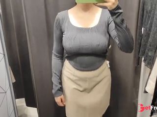 [GetFreeDays.com] Big boobs without a bra in the fitting room Porn Clip July 2023-2