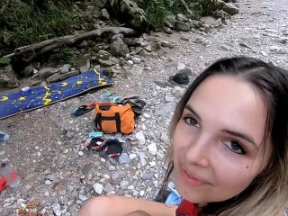 amateur facial BunnyBlonde - Public Sex At The Creek - Nearly Got Caught , pov on amateur porn-0