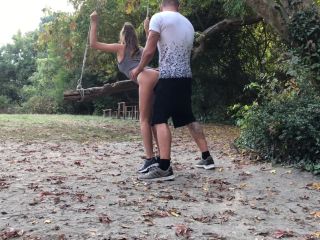 Risky Outdoor Nature Sex At Park With Hot 19 Years Old Chick 1080p-1