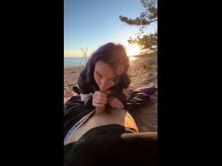 Public Blowjob On The Public Beach Sex In A Tent  Darcy Dark.-2