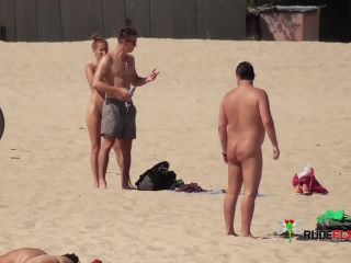 First time on a true nude  plage.-0