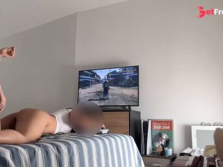 [GetFreeDays.com] Fucking my girlfriends pussy while shes gaming on her new ps5 Adult Stream July 2023-4