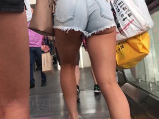 CandidCreeps 811 Booty Shorts Denim Nice Ass Candid Ccreep Hd-3