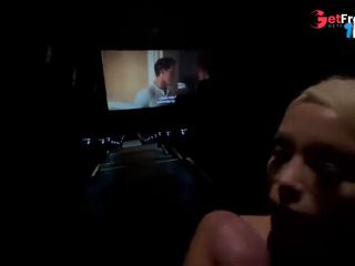 [GetFreeDays.com] Stepsister blows and swallows in the Cinema - Lana Myers Adult Clip December 2022-3