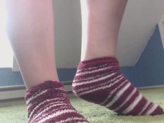 online porn clip 1 Fluffy Red Striped Socks | foot | fetish porn femdom teacher-2