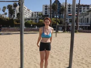 Sabrina Lynn is back with a visit to OMB, the Original Muscle Beach in ... muscle -3