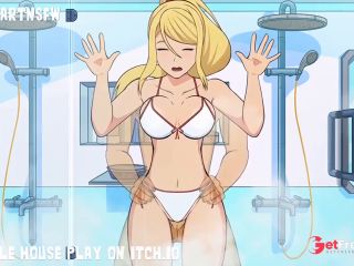 [GetFreeDays.com] Samus Fucked In The Shower Against The Glass - Hole House Sex Film December 2022-4