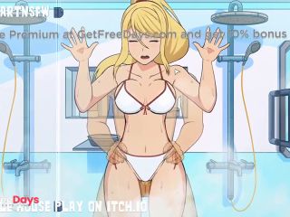 [GetFreeDays.com] Samus Fucked In The Shower Against The Glass - Hole House Sex Film December 2022-9