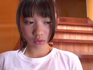 Koharu Biyori amazing Asian teen poses in the  stairway-3