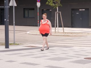 Lilydreamboobs – Red Shirt No Bra In Public 4K amateur -2