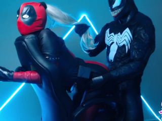 xxx video clip 20 Black Kitsune – Lady deadpool VS Venom: Hardfuck & Cumshot | superheroines | femdom porn fetish island-1