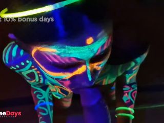 [GetFreeDays.com] Fucked the wild slim girl in the UV- light Sex Video May 2023-1