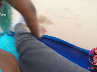 Beach Footjob Black!-7