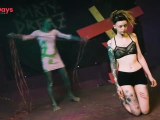[GetFreeDays.com] Skinny Goth Girl get shibari suspension - Bondage bdsm private sesion Sex Stream June 2023-0