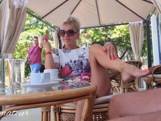 Public Coffe With Stepmom And After Stepson Share A Bed With Beautiful Stepmom 1080p-2