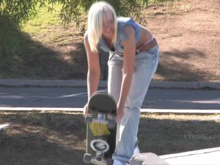 Skateboarder Chic, Sexually Athletic - [Feet porn]-2