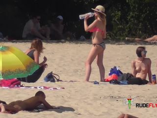 Girl nudist masturbation at beach  2-1