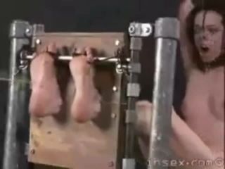 Porn tube Molly Matthews Foot Torture bdsm -1