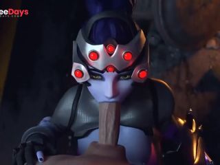 [GetFreeDays.com] Widowmaker On Her Knees Working A Big Dick With Her Mouth Adult Leak October 2022-3