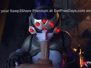 [GetFreeDays.com] Widowmaker On Her Knees Working A Big Dick With Her Mouth Adult Leak October 2022-8