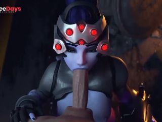 [GetFreeDays.com] Widowmaker On Her Knees Working A Big Dick With Her Mouth Adult Leak October 2022-9